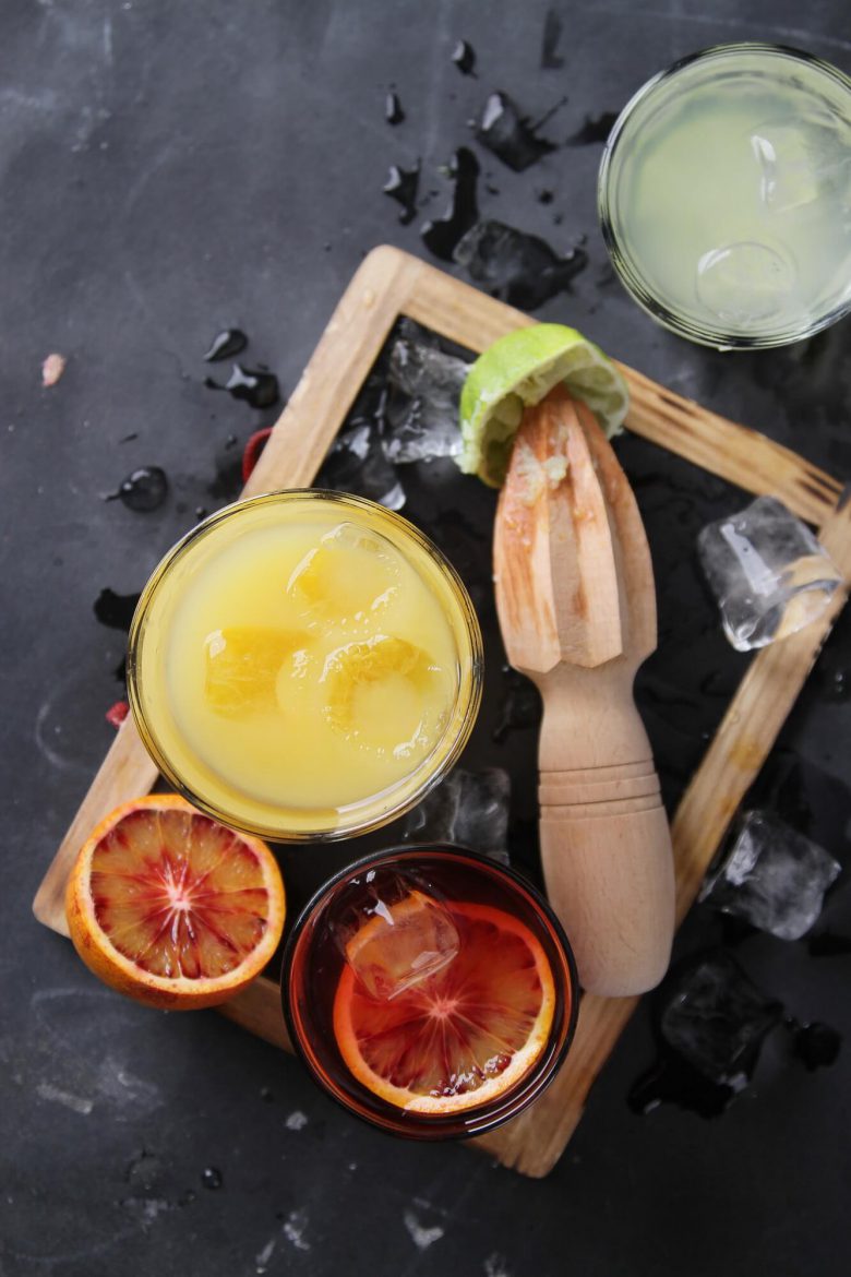 Crafted drinks and citrus